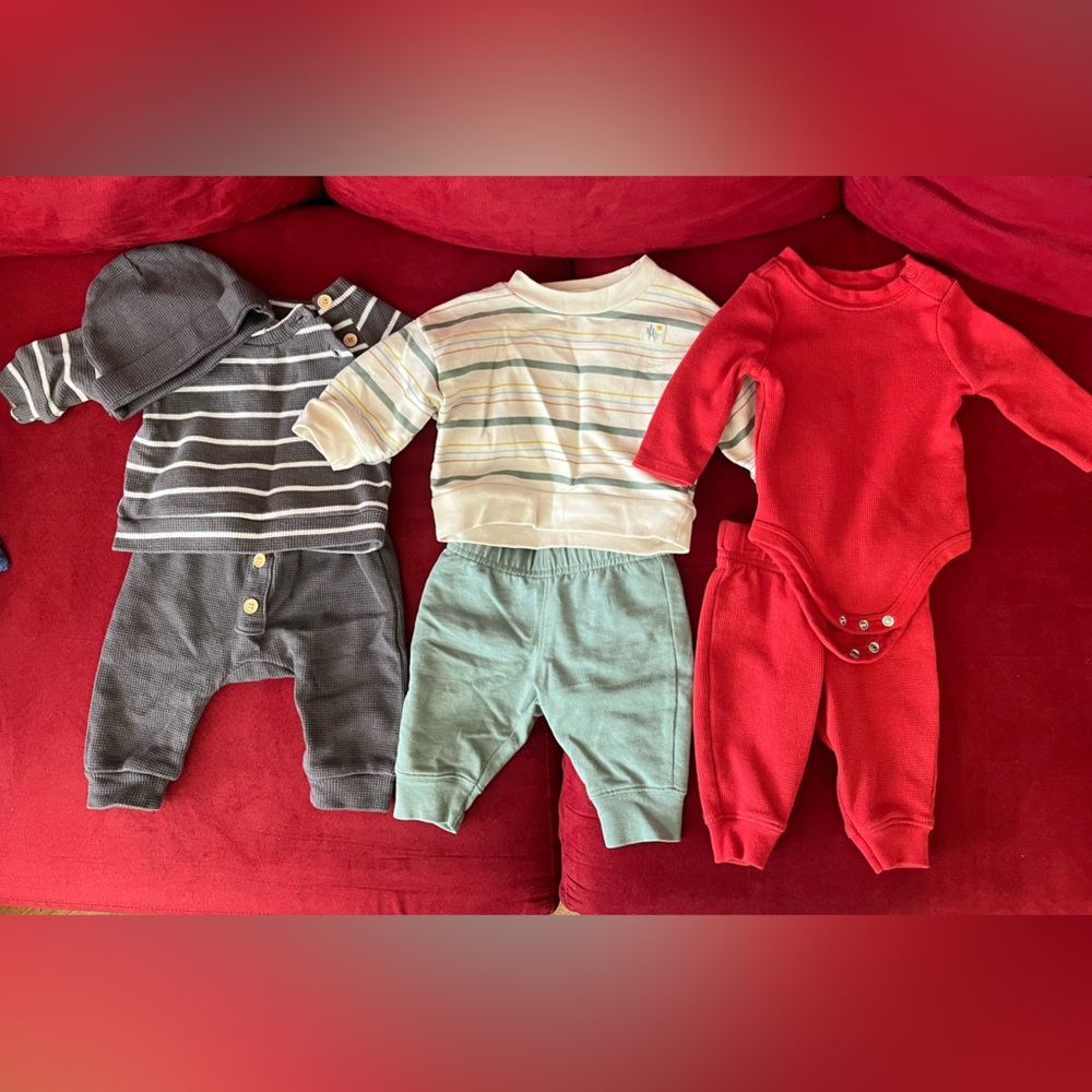 Striped Baby Outfits Set